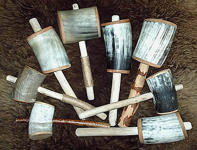 cow horn rattles