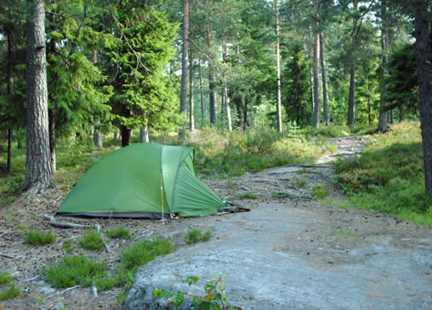 First campsite.