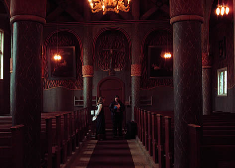 Inside Ringebu Church