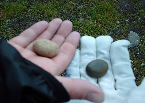 Pebbles from home