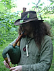 Corwen piping at handfasting.