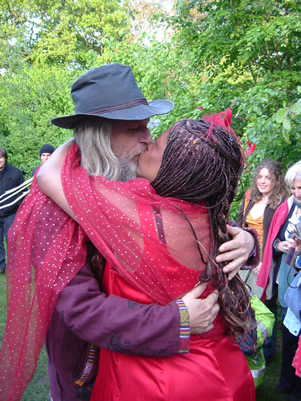 Happy Handfasted Couple