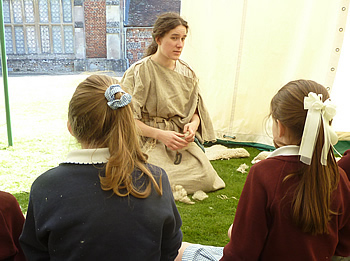 Rachel McLoughlin medieval school workshop 